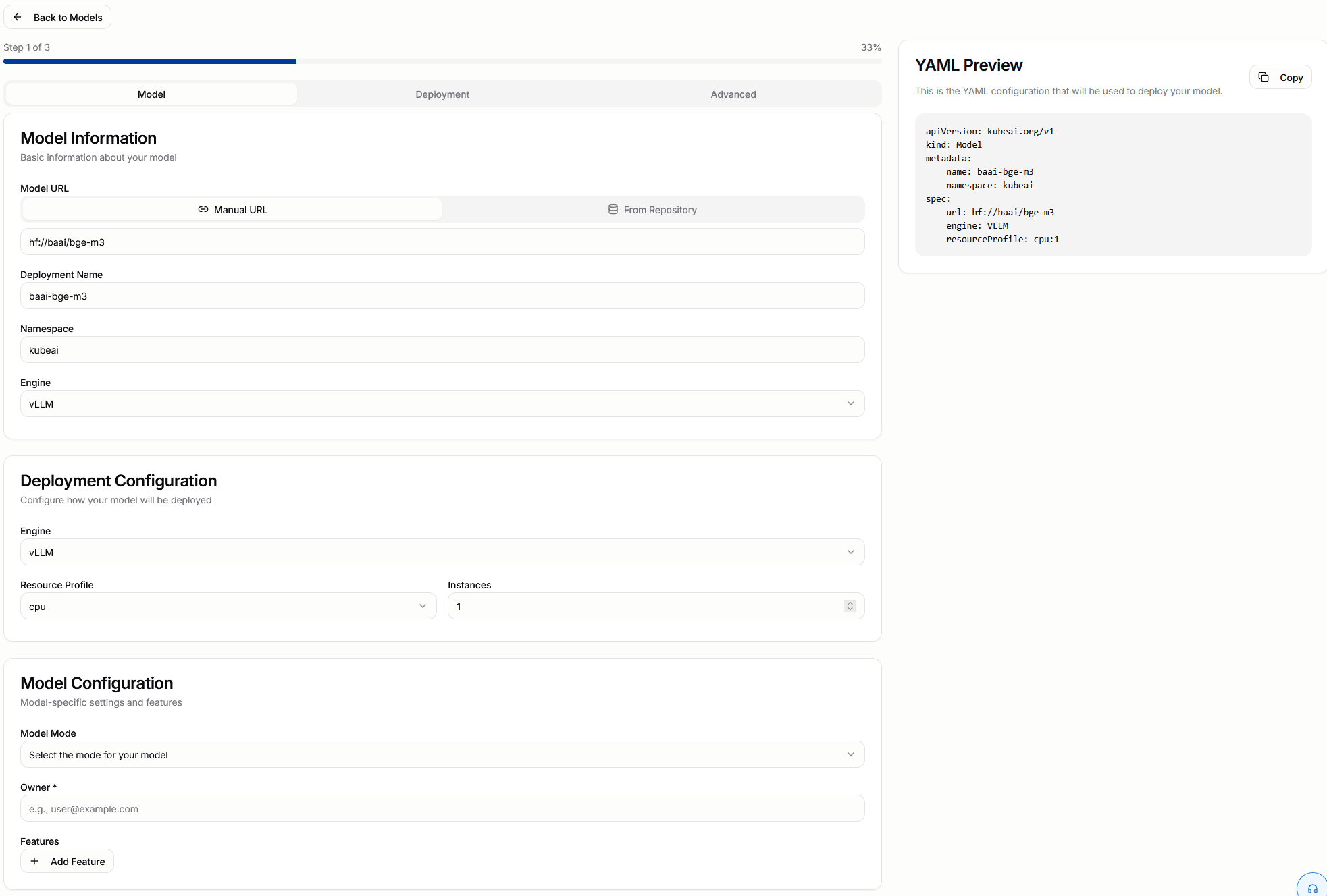 CoreAI Portal model downloader