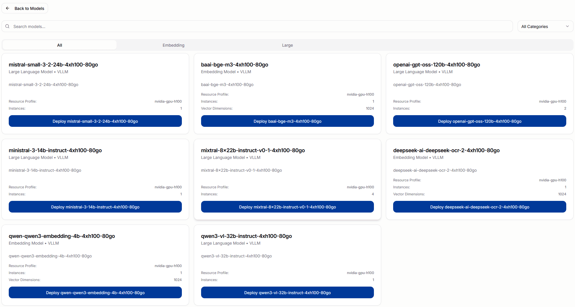 CoreAI Portal guided model setup